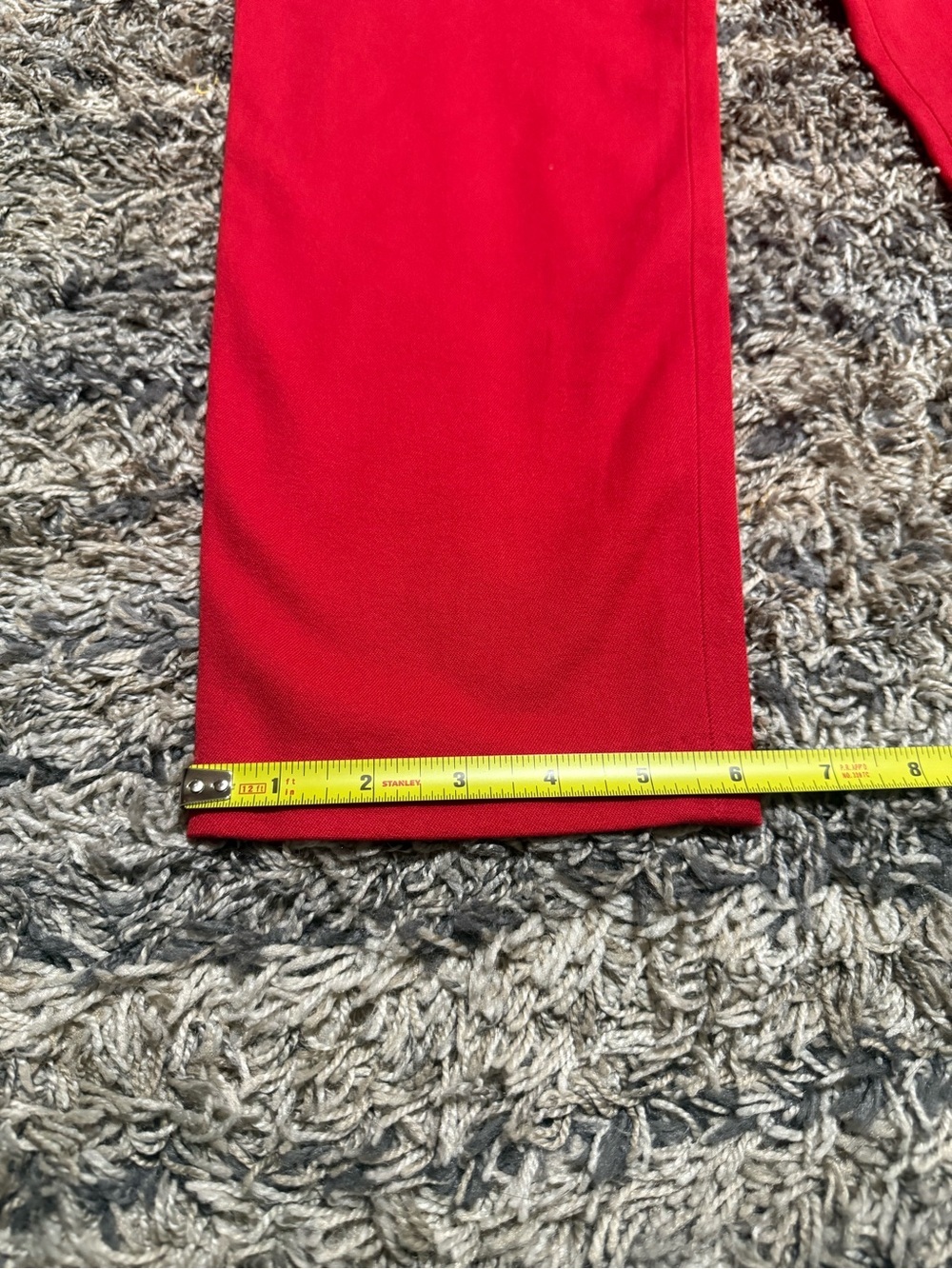 J. Crew Factory Red Cropped Ankle Pants Winnie Pant City Fit . - Picture 8 of 12